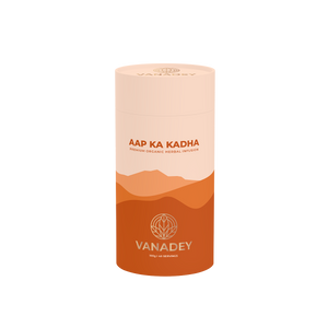 Image Shows Aap Ka Kadha- Relieves sore throat Strengthens Immunity