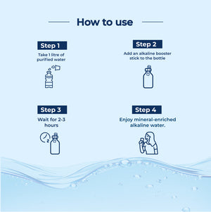 Instructions for making mineral-enriched alkaline water: SecondAid