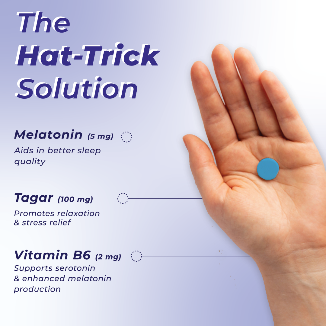 Melatonin 5 mg - With Tagar  (Valeriana wallichii) & Vitamin B6 secondaidweb