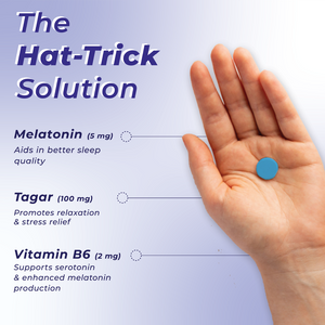Melatonin 5 mg - With Tagar  (Valeriana wallichii) & Vitamin B6 secondaidweb
